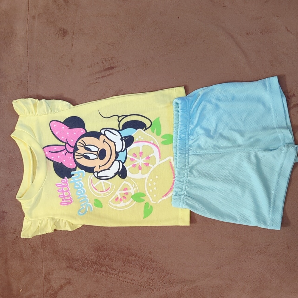 Girls shirts and shorts